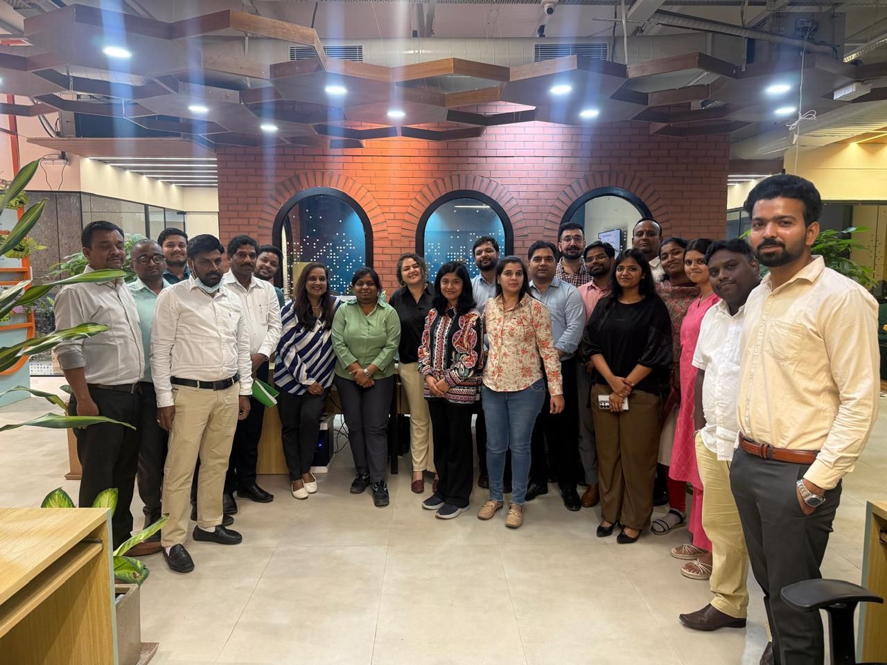Dr. Sailaja with clients